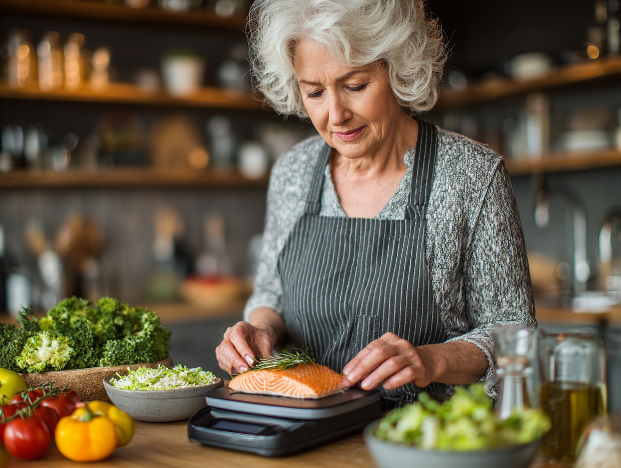 Активни възрастни хора се хранят здравословно